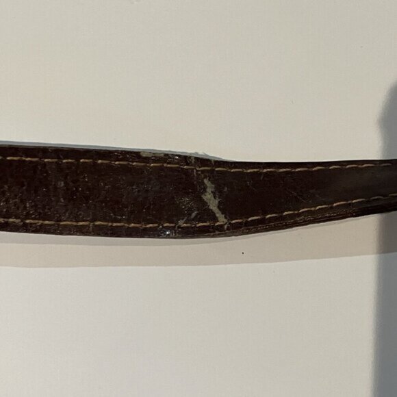 Basido Brown Leather Crossbody Bag Satchel Purse Classic Minimalist Boho - Picture 12 of 12